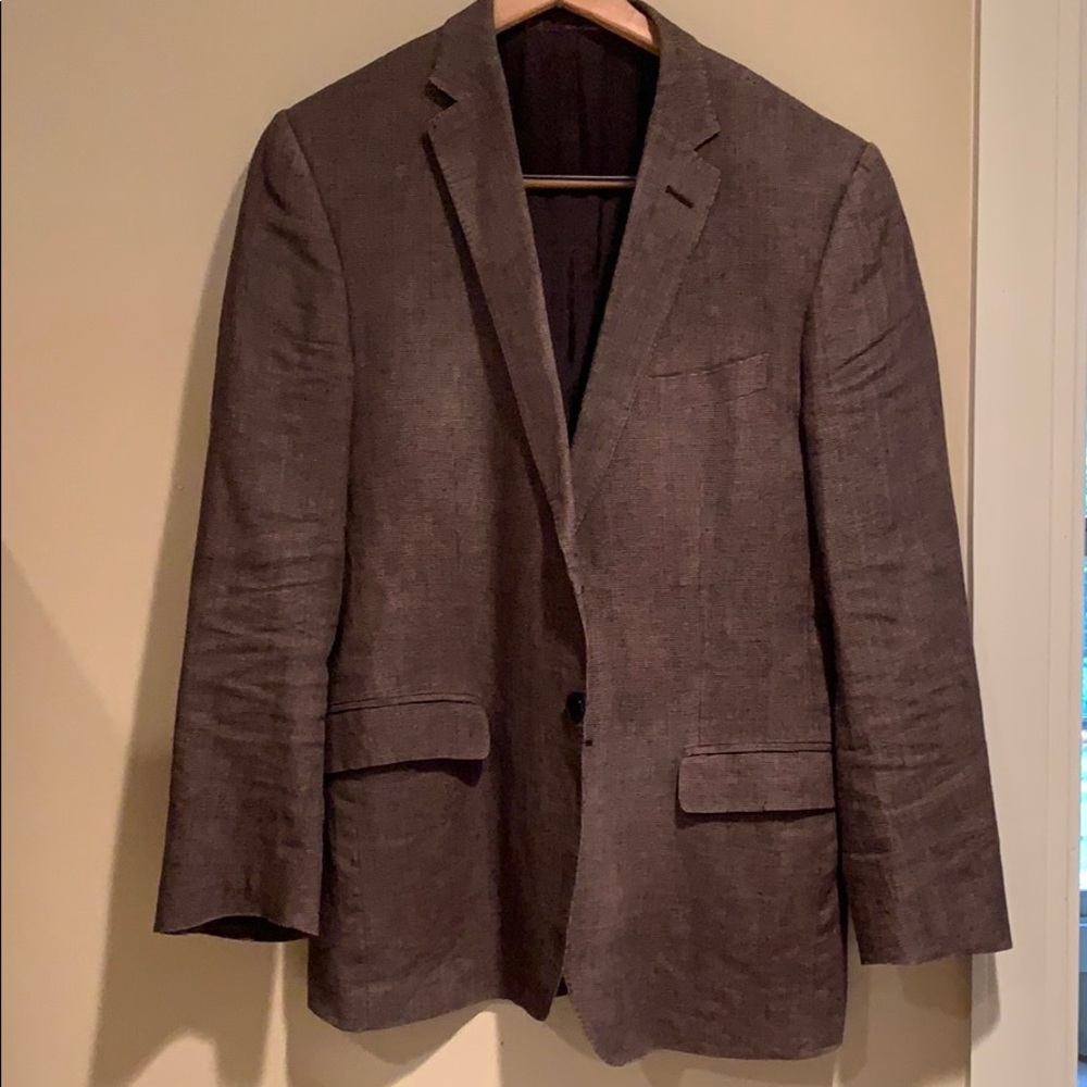Z Zegna Linen Blazer 48R